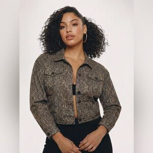 Dollhouse Faux Snake Skin Jacket